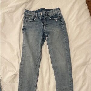 H&M Women's skinny blue Jeans - slim boyfriend regular waist